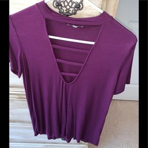 Charlotte Russe purple top